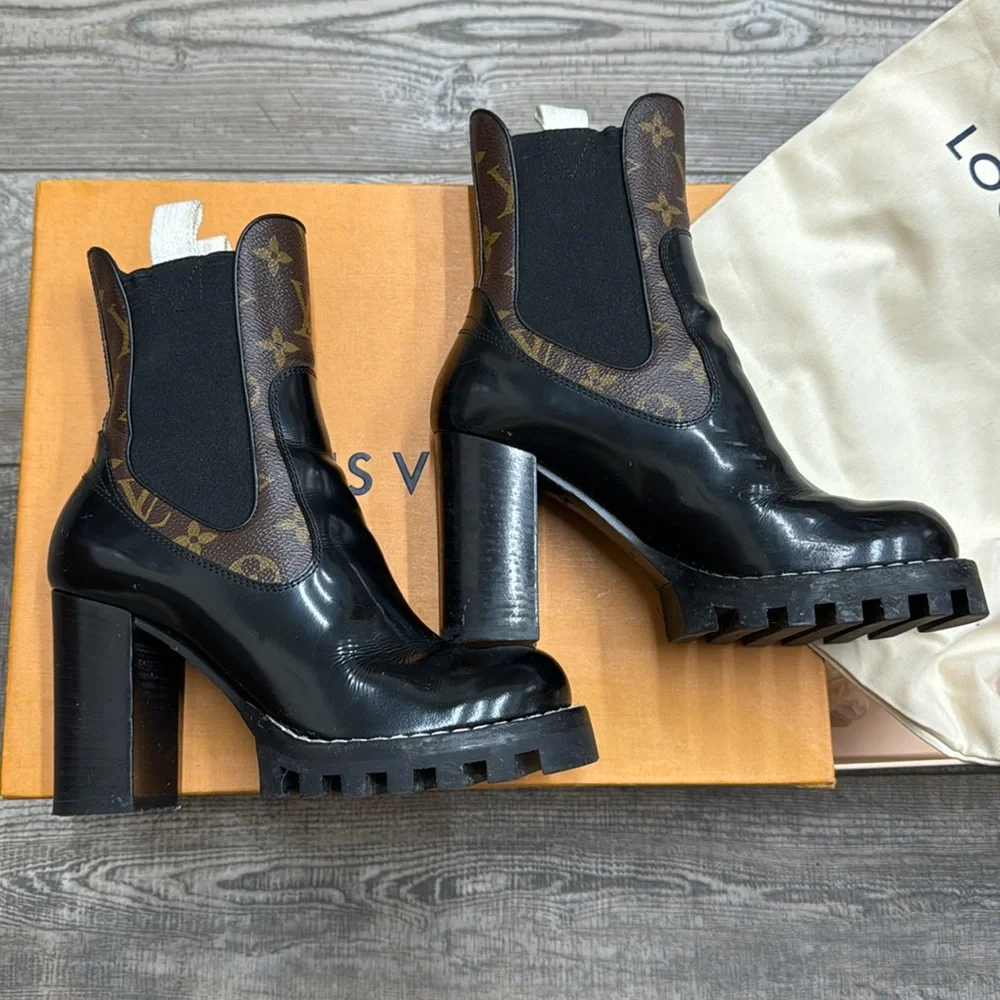 Louis Vuitton Monogram Star Trail Boots - Picture 4 of 7